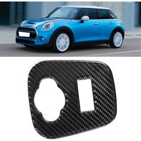 Autocollant garniture panneau briquet en fibre carbone pour Mini Cooper F55 F56 F57, film protecteur décoratif intérieur, accessoire voiture (1/5)