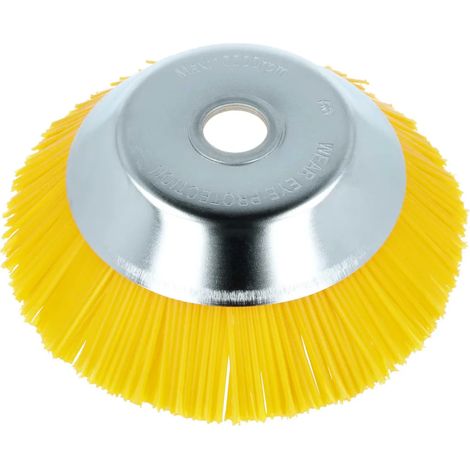 Brosse à désherber en nylon vhbw compatible avec les outils de jardin Stihl et les débroussailleuses - Ø 20 cm (1/5)