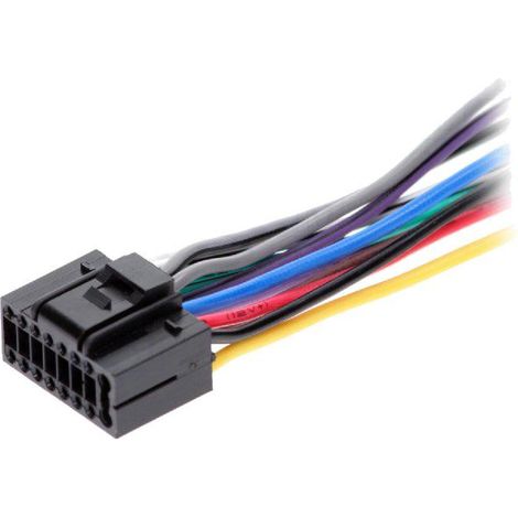 Cable Autoradio Kenwood 16PIN Fils nus