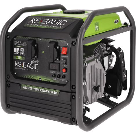Generador inversor KSB 30i, generador inversor monofásico de gasolina de la línea K&S Basic con onda sinusoidal pura y arranque manual. (1/5)