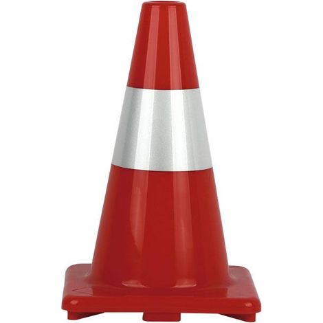 Cono 50 cm. Rojo Y Blanco