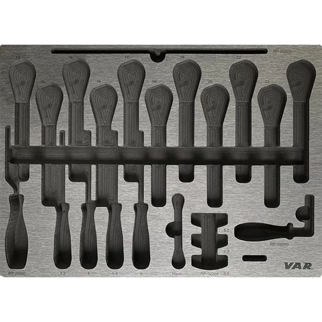 Werkzeugorganizer var mo-52443 EVA Schaum 25x50 cm
