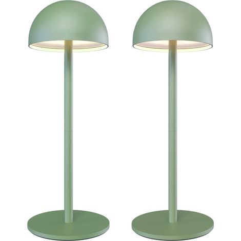 Unilux Loompa Lampada da Tavolo LED Verde/Bianco 2W 242lm Ricaricabile USB-C IP44