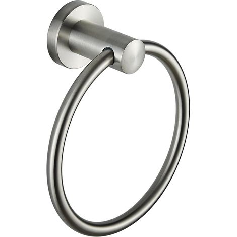 Handtuchring Gebürstet, 304 Edelstahl Handtuchhalter Ring, Handtuchring zur Wandmontage für Badezimmer (1/5)