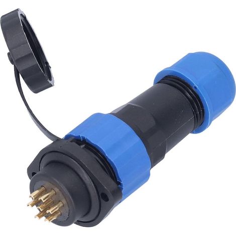 IP68 Wasserdichter Stecker/Buchse Flansch Luftfahrt-Stromanschluss Industrieadapter AC380V SP207 Pin (380
