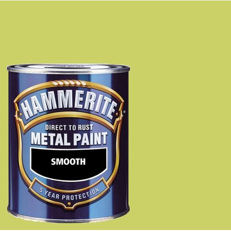 Hammerite - Smooth Direct to Rust - 750ML - Zingy Lime
