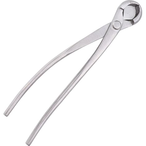 Sécateur concave en alliage de chrome argenté pour bonsaï, outil de jardinage durable pour la maison et le jardin. (1/5)