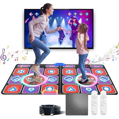 Tapis danse enfant adulte 166x93 cm – Double, antidérapant – Musical amélioré – Durable (1/3)