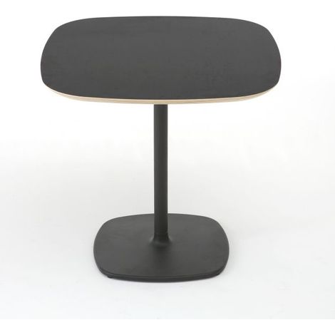 Tavolino bar design BLOUM colore NERO – h. 74 Dimensione del piano 70x70 cm (1/5)