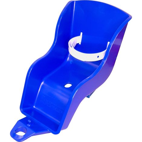 Porte poupée vélo enfant coque rigide porte poupon doudou avec sangle de maintien, bleu
