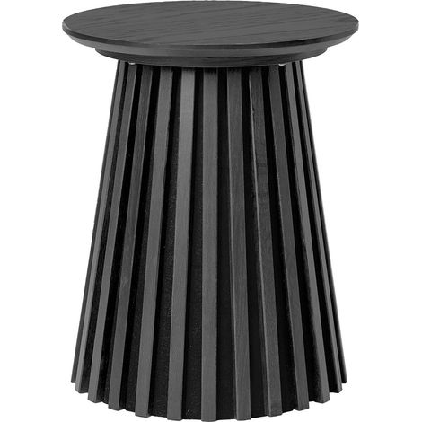 Osaka Eckbeistelltisch Ø40cm schwarz.