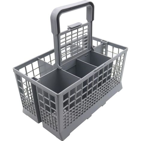 YanBan Boîte de Rangement Universelle pour Panier à Couverts pour Lave-Vaisselle pour Bosch, pour Siemens, pour BEKO pour AEG, pour Candy, Kenmore Whirlpool Maytag KitchenAid (1/4)