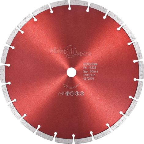 Disque à tronçonner diamanté pour acier, 300 mm