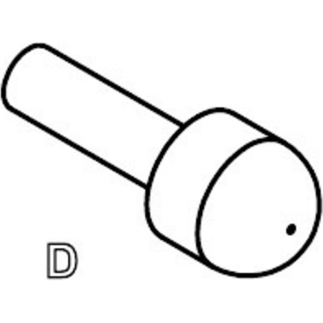 PTR Hartmann 1015-D-0.7N-AU-0.65C Präzisionsprüfstift