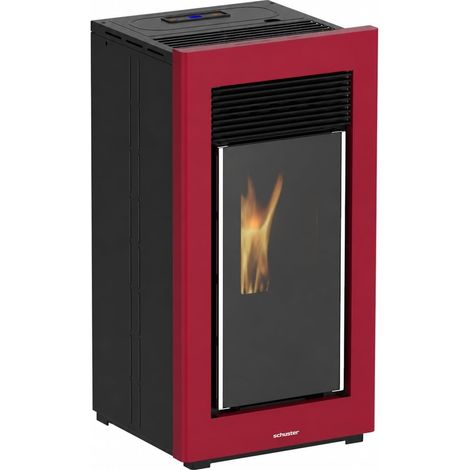 Estufa de Pellets 11 kW ZANTE Burdeos Autolimpiante hasta 90 m²
