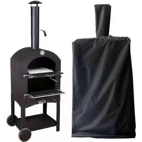 Housse de four à pizza de jardin imperméable et pliable pour barbecue extérieur 165 x 65 x 45 cm, mobilier de jardin (1/5)