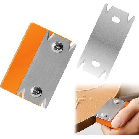 Coupe-Bordures Pour Le Bois, Coupe-Bordures Manuel Portable Avec 1 Lame De Rechange Coupe-Bordures Manuel Antidérapant Pour Le Bois Coupe-Bordures Manuel En Pvc Abs (Orange) (1/5)