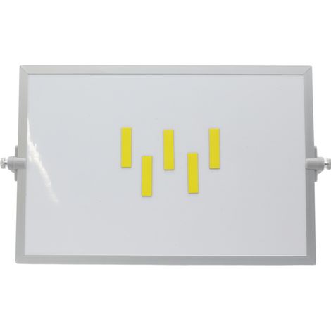 Barre de symboles magnétiques 1x4 cm jaune (1/2)