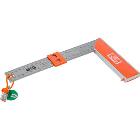 Bahco Zimmermannswinkel mit Dyneema-Sicherheitsschnur, 250 mm