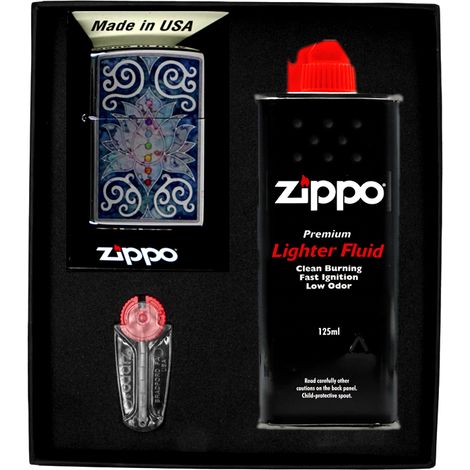Accendino ZIPPO LOTUS FLOWER DESIGN Set regalo n. 1 (1/3)
