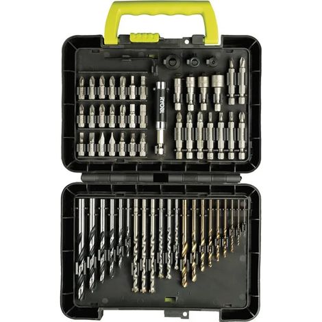 Ryobi RAK60DDF Kit 60 Bits 1/4" Esagonale Punte Trapano Avvitatore Valigetta