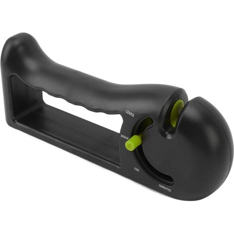 Affûteur de couteaux 4 étages réglable manuel portable pour couteaux de cuisine vert (1/5)