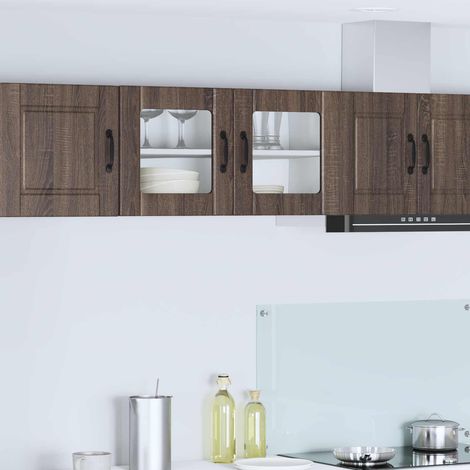 Küchenschrank Braun Eichen-Optik 80 x 31 x 40 cm Holzwerkstoff