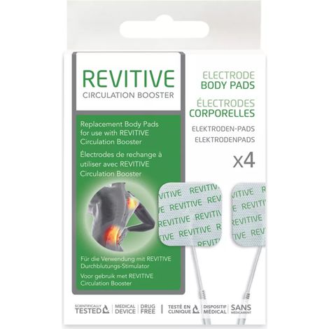 juego de 4 electrodos para revitive medic - 2044-rev-pads - revitive -
