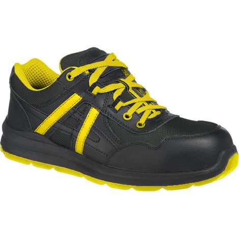 Portwest Compositelite Mersey Trainer S1p - Größe 47 - Schwarz/Gelb - Portwest