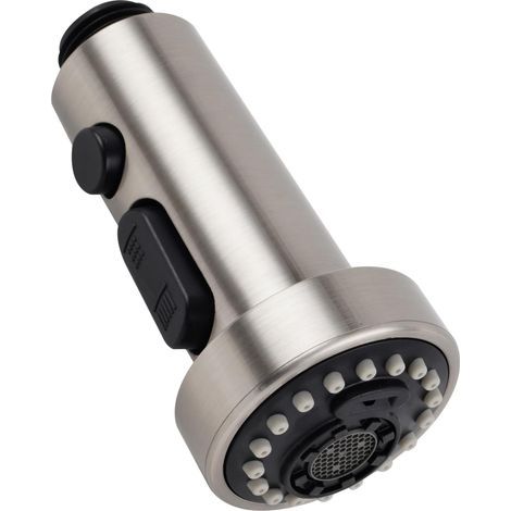 Spray Head, 3 Modes, G1/2 Connection, Brushed Nickel, For Kitchen Faucet (1/5)