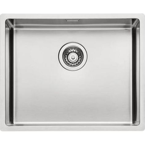 Naber Einbaubecken-Set Corno Basso 4 Edelstahl mit Küchenarmatur Arco 1 Chrom Hochdruck (1/3)