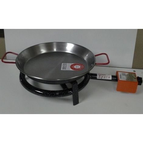 Paellero gas butano 1 fuego 30cm + p.32cm h. m300 la ideal (1/4)