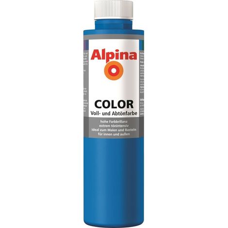 Alpina Royal Blue 750 ml royal blue seidenmatt Abtönfarbe (1/3)