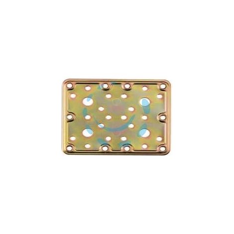 PIASTRA DI GIUNZIONE PESANTE DRITTA ART.776 - mm.120x100x2,2 spess.