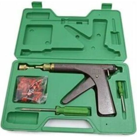 Pistolet de réparation de pneu à ressort sans chambre à air – Conduit pression d'air directement – Compatible remorques et cinquièmes roues (1/5)