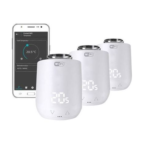 Eurotronic Comet WiFi 700224 termostato blanco juego de 3