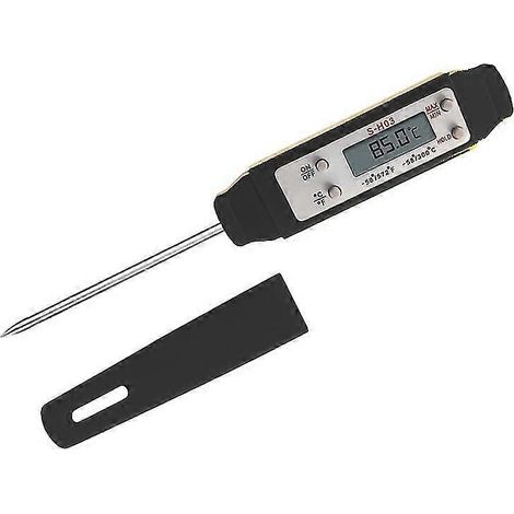 Wasserdichtes Fleischthermometer mit Sofortanzeige, elektronisches Lebensmittelthermometer mit Temperatursonde für die Küche (1/5)