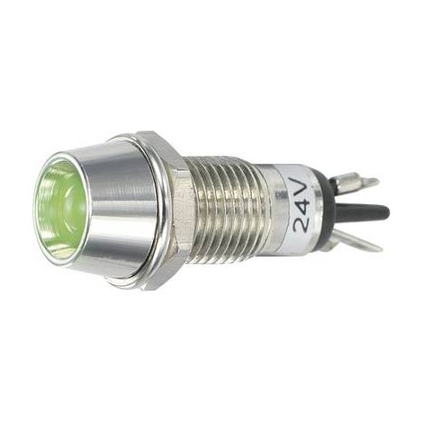 TRU COMPONENTS TC-R9-115L 24 V vert Voyant de signalisation LED vert 24 V/DC (1/2)