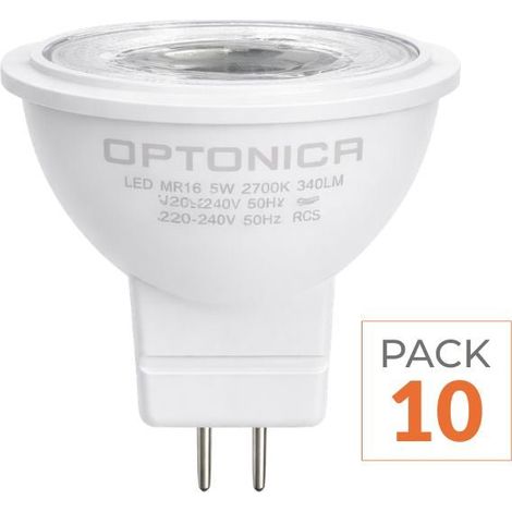 Ampoule LED GU4 / MR11 3W 12V (Pack de 10) - Blanc Neutre 4000K - 5500K - SILAMP