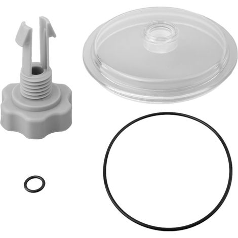 SF80110-1 Couvercle pour filtre à sable Intex avec valve et joint torique - Pièce de rechange pour pompe de 30,5 cm - Accessoire de piscine robuste contre les feuilles (1/5)