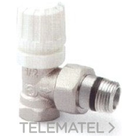 Llave escuadra radiador 1/2 " roscar termostatizable