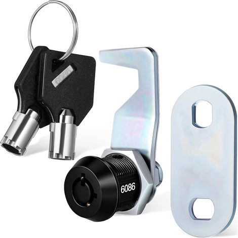 Serrure à came tubulaire Abaodam pour meubles et boîtes à outils (1/5)