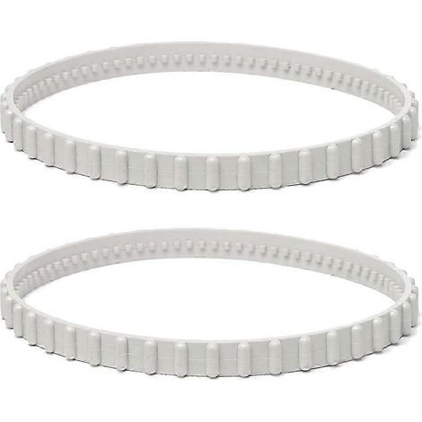 Courroies d'entraînement de rechange pour nettoyeur de piscine Aqua modèle RCX23002 - Lot de 2 (1/4)