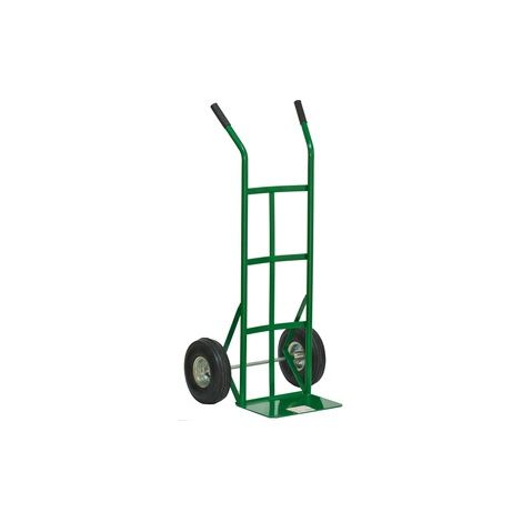 Carrello portasacchi portacasse acciaio portata kg.200 ruote pneumatiche mm.260 - Salone (1/2)