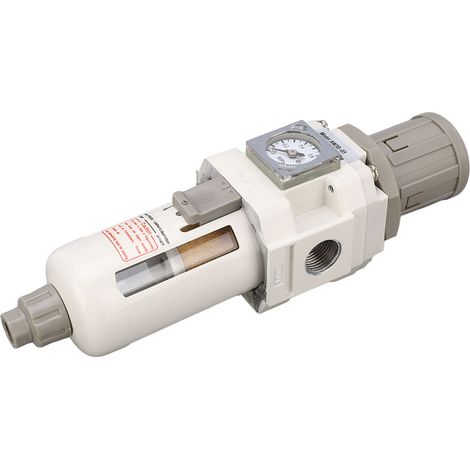 Régulateur de pression de filtre à air AW30-03 avec manomètre, collecteur d'eau, filtre pour compresseur d'outil pneumatique, filetage d'entrée/sortie G3/8 pouce (1/5)