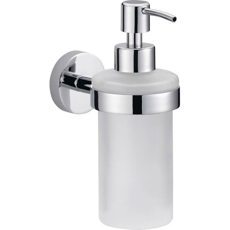 tesa SMOOZ 40323-00000-00 Distributore di sapone 200 ml Cromo (lucido), Bianco (raso) (1/5)