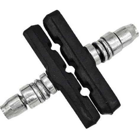 Pastillas de freno para bicicleta eléctrica, EStop, Freno de llanta, Certificadas para bicicletas eléctricas, Pastillas de freno V, Brake, Negras (1/4)