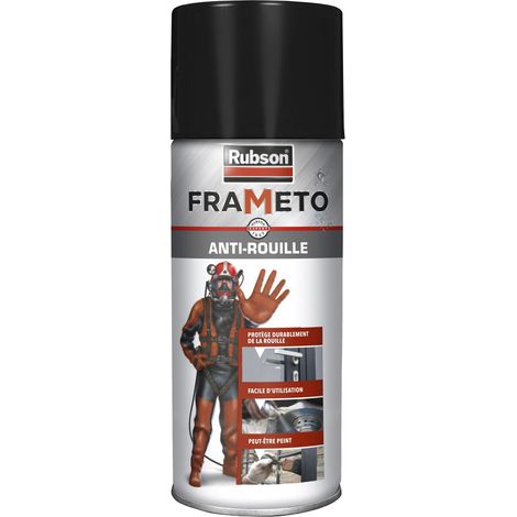 Rubson – Spray antirouille 400 ml – Action rapide sur rouille – Pour métaux ferreux – Application facile en intérieur et extérieur