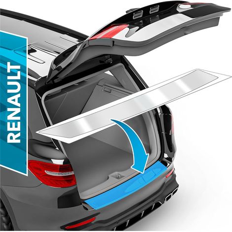 1 Kit Film Protection Seuil Coffre Renault Grand Scénic 4 IV R9 I 2016-2023 Pare Choc Arrière Transparent Autocollant (1/5)