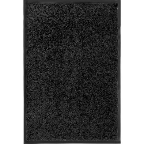 Paillasson lavable, noir, 40 x 60 cm (1/5)